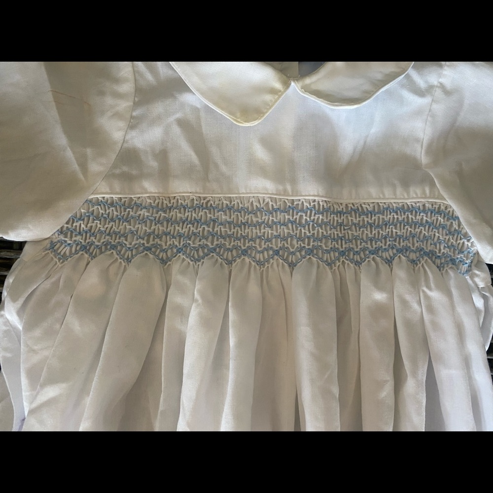 Boys smock romper